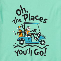 Oh The Places Jake Golf Boys Crusher Tee